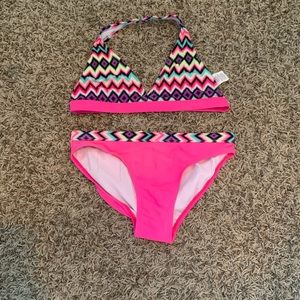 Pink kids bathing suit